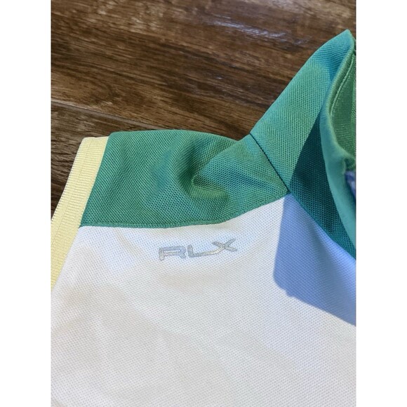 RLX Ralph Lauren Golf Polo Womens Size M White Sleeveless Shirt National Dallas - Picture 5 of 16